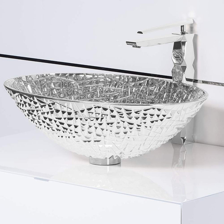 MaestroBath Diamante Vessel Bathroom Sink by Maestrobath & Reviews